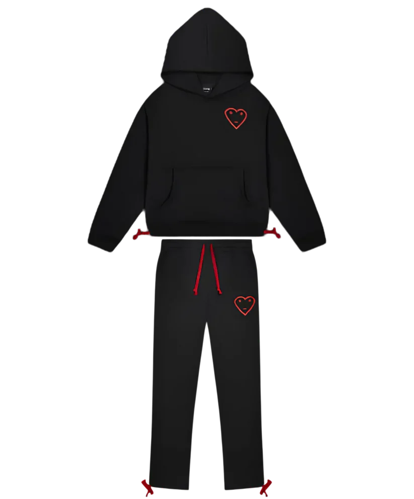 Carsicko Signature Tracksuit - Black/Red